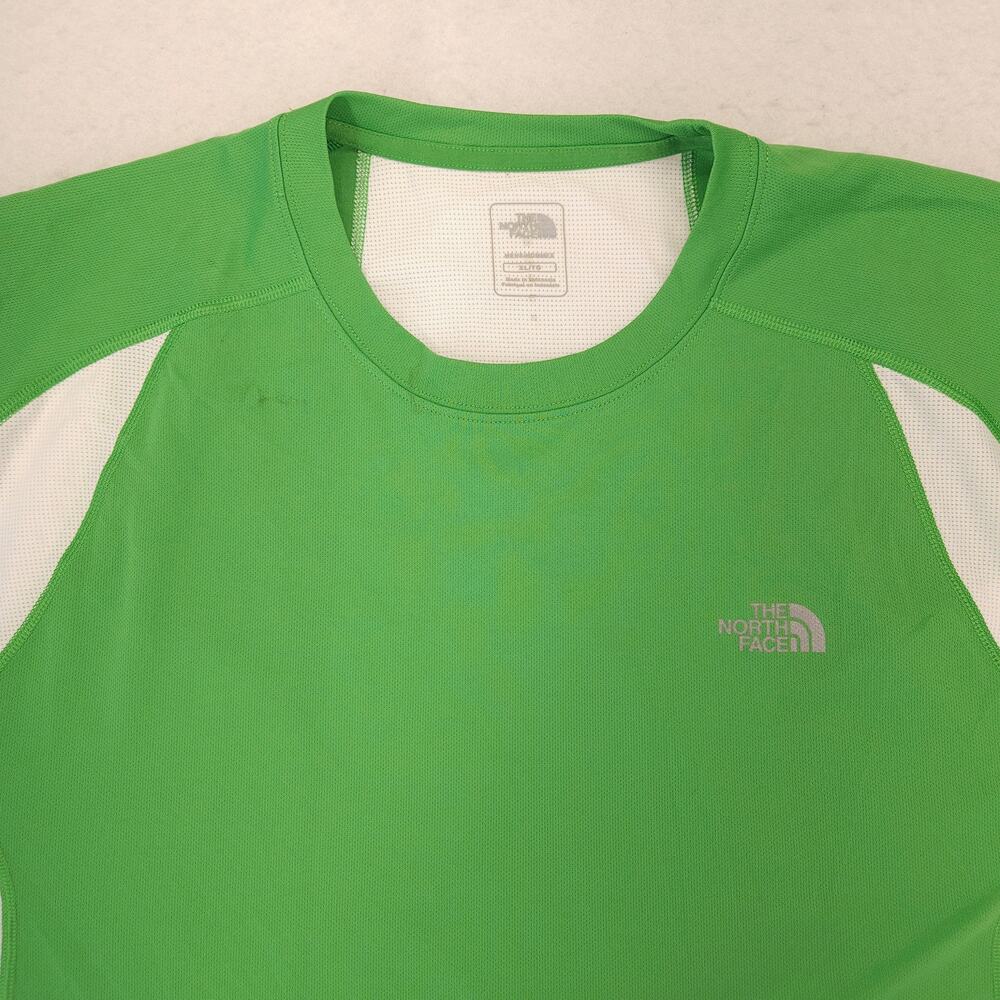 The North Face Casual Crew Neck Graphic T-Shirt Mens Size Extra Large XL Green